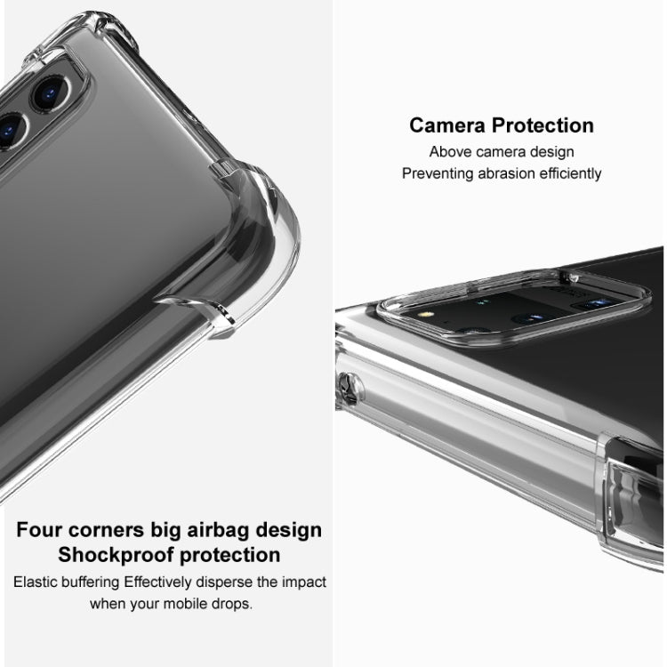 For iPhone 13 Pro IMAK All-inclusive Shockproof Airbag TPU Phone Case with Screen Protector (Transparent) - iPhone 13 Pro Cases by imak | Online Shopping UK | buy2fix