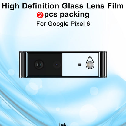 For Google Pixel 6 Pro 2 PCS IMAK HD  Glass Rear Camera Lens Film - Google Tempered Glass by imak | Online Shopping UK | buy2fix