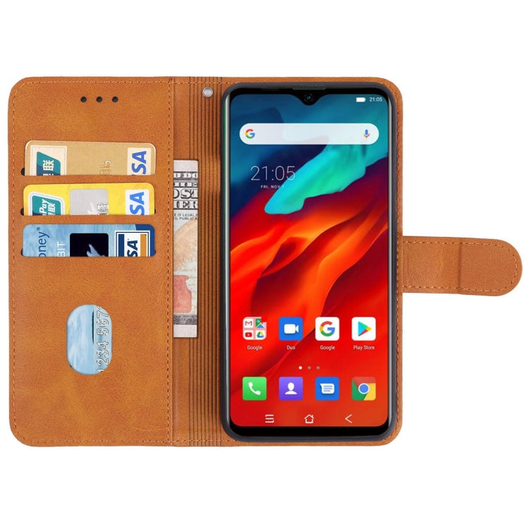 Leather Phone Case For Blackview A80 / A80S(Brown) - More Brand by buy2fix | Online Shopping UK | buy2fix