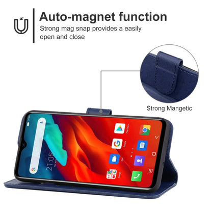 Leather Phone Case For Blackview A80 / A80S(Blue) - More Brand by buy2fix | Online Shopping UK | buy2fix