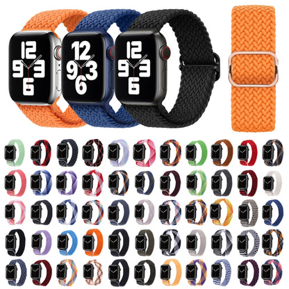 Nylon Braid Strap Watch Band For Apple Watch Ultra 49mm&Watch Ultra 2 49mm / Series 9&8&7 45mm / SE 3&SE 2&6&SE&5&4 44mm / 3&2&1 42mm(47) - Watch Bands by buy2fix | Online Shopping UK | buy2fix