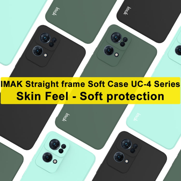 For OPPO Reno7 Pro 5G imak UC-4 Series Straight Edge TPU Soft Protective Case(Black) - OPPO Cases by imak | Online Shopping UK | buy2fix