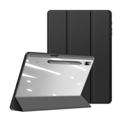 For Samsung Galaxy Tab S8/S7 DUX DUCIS TOBY Series Horizontal Flip Tablet Case(Black) - Galaxy Tab S8 Cases by DUX DUCIS | Online Shopping UK | buy2fix