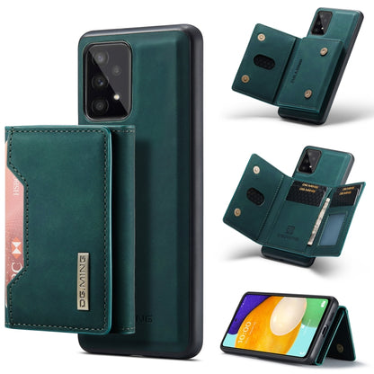 For Samsung Galaxy A53 5G DG.MING M2 Series 3-Fold Multi Card Bag Phone Case(Green) - Galaxy Phone Cases by DG.MING | Online Shopping UK | buy2fix