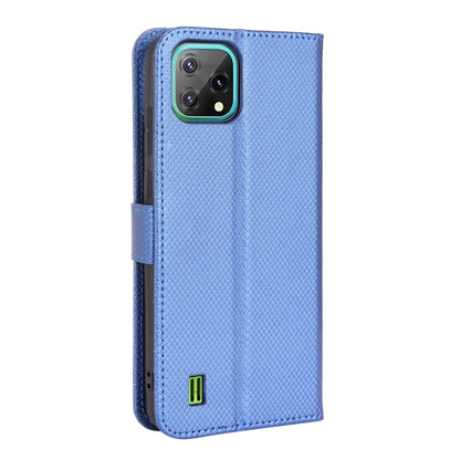 For Blackview A55 Diamond Texture Leather Phone Case(Blue) - More Brand by buy2fix | Online Shopping UK | buy2fix