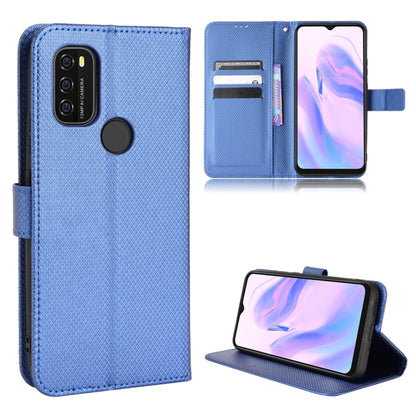 For Blackview A70 2021 Diamond Texture Leather Phone Case(Blue) - More Brand by buy2fix | Online Shopping UK | buy2fix