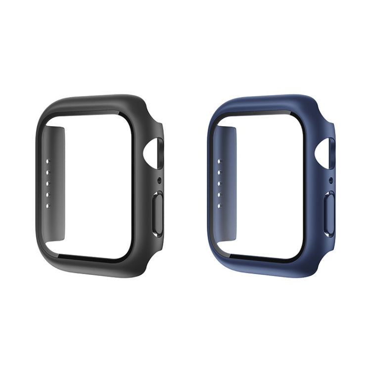 ROCK 2 in 1 PC Frame + Film Protector Case For  Apple Watch Series 6 & SE & 5 & 4 40mm(Blue) - Watch Cases by ROCK | Online Shopping UK | buy2fix