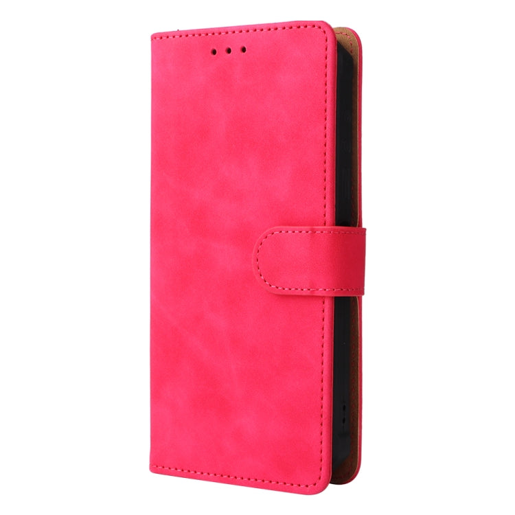 For Ulefone Armor 8 Skin Feel Magnetic Buckle Calf Texture Leather Phone Case(Rose Red) - Ulefone Cases by buy2fix | Online Shopping UK | buy2fix