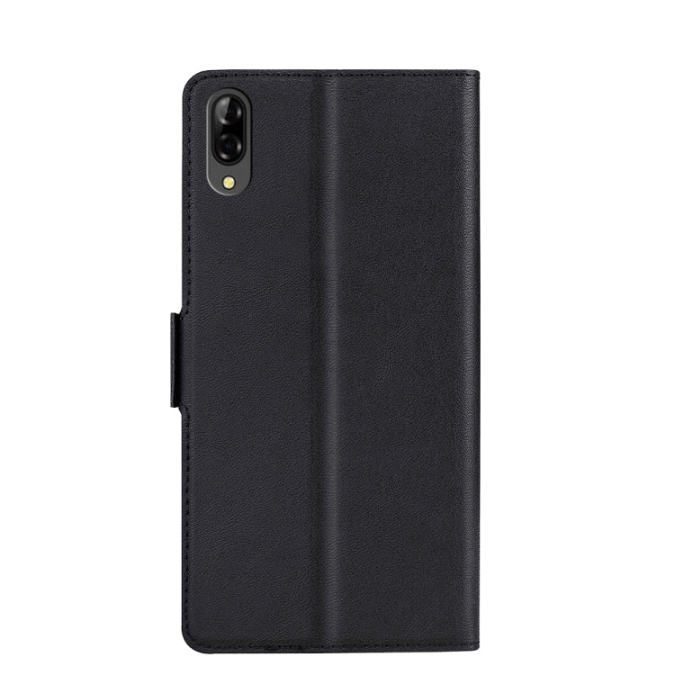 For Blackview A60 Pro Ultra-thin Voltage Side Buckle PU + TPU Leather Phone Case(Black) - More Brand by buy2fix | Online Shopping UK | buy2fix