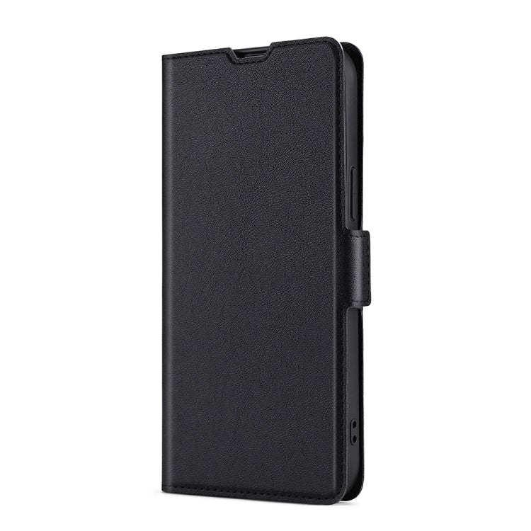 For Ulefone Note 10 Ultra-thin Voltage Side Buckle PU + TPU Leather Phone Case(Black) - Ulefone Cases by buy2fix | Online Shopping UK | buy2fix