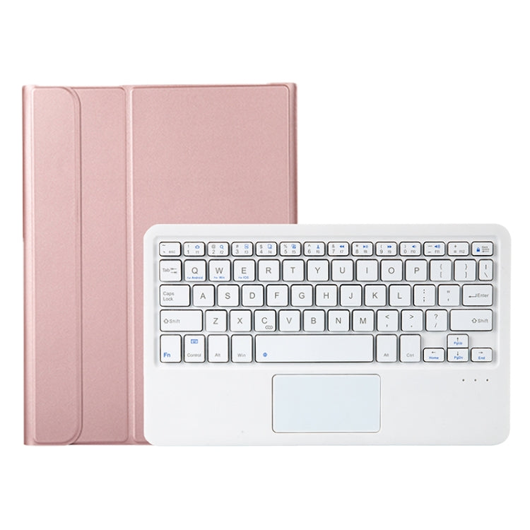 A700B-A Bluetooth Keyboard Leather Case with Pen Slot & Touchpad For Samsung Galaxy Tab S8 11 inch SM-X700 / SM-X706(Rose Gold) - Samsung Keyboard by buy2fix | Online Shopping UK | buy2fix