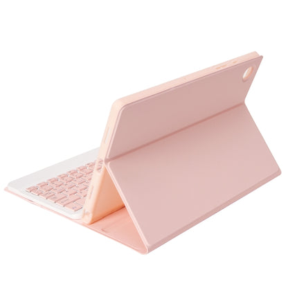 A610B Candy Color Bluetooth Keyboard Leather Case with Pen Slot For Samsung Galaxy Tab S6 Lite 10.4 inch SM-P610 / SM-P615(Pink) - Samsung Keyboard by buy2fix | Online Shopping UK | buy2fix