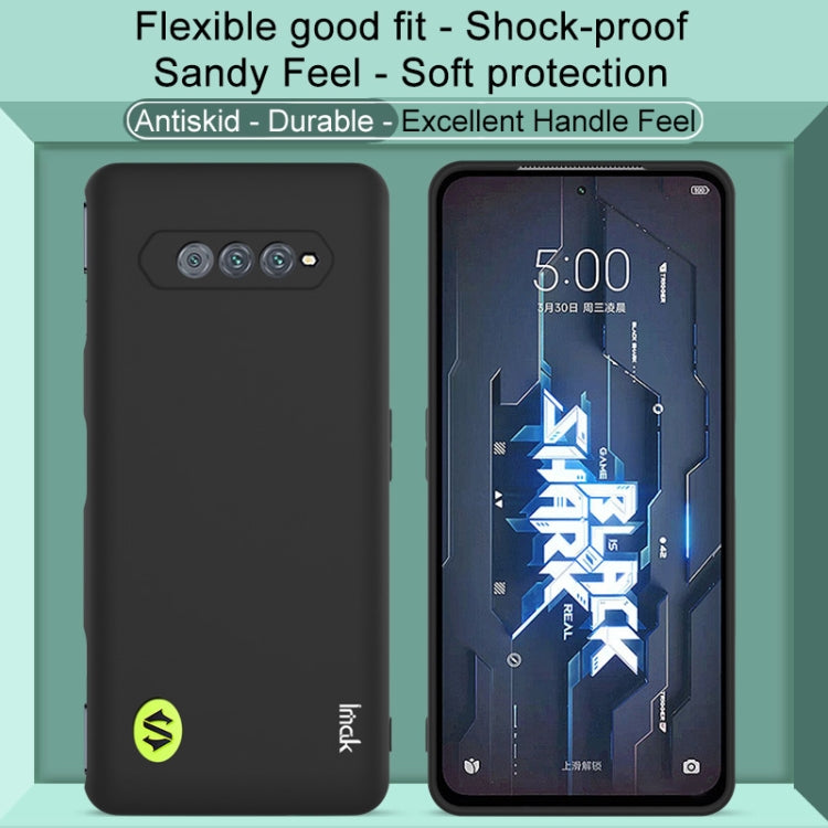 For Xiaomi Black Shark 5 RS IMAK UC-3 Series Shockproof Frosted TPU Phone Case(Black) - Xiaomi Cases by imak | Online Shopping UK | buy2fix