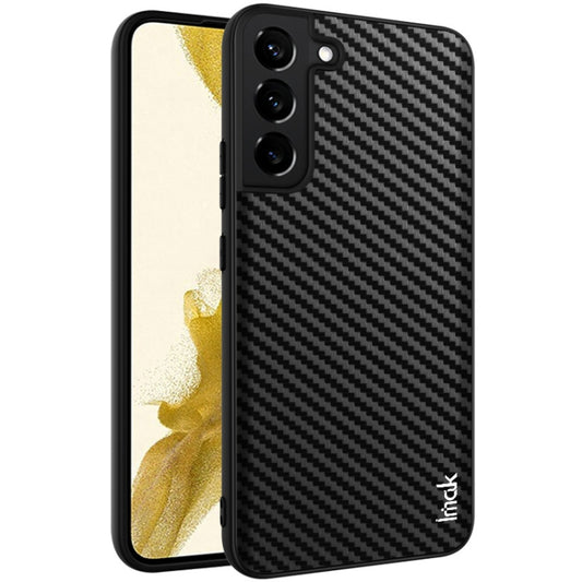 For Samsung Galaxy S22 5G imak LX-5 Series PC + TPU Phone Case with Screen Protector(Carbon Fiber Texture) - Galaxy S22 5G Cases by imak | Online Shopping UK | buy2fix