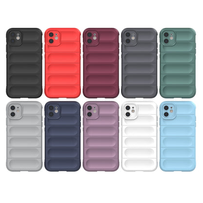 For iPhone 11 Magic Shield TPU + Flannel Phone Case (Black) - iPhone 11 Cases by buy2fix | Online Shopping UK | buy2fix