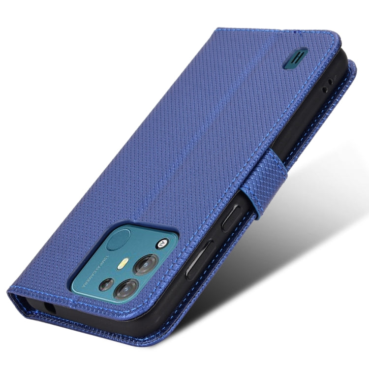 For Blackview A55 Pro Diamond Texture Leather Phone Case(Blue) - More Brand by buy2fix | Online Shopping UK | buy2fix