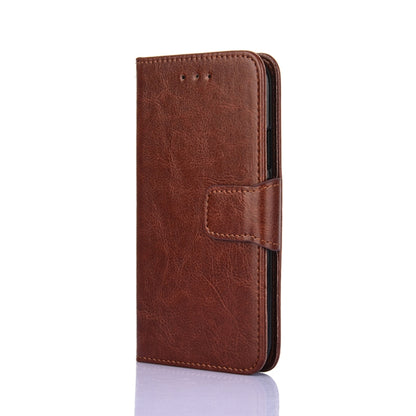 For Blackview A55 Crystal Texture Leather Phone Case(Brown) - More Brand by buy2fix | Online Shopping UK | buy2fix