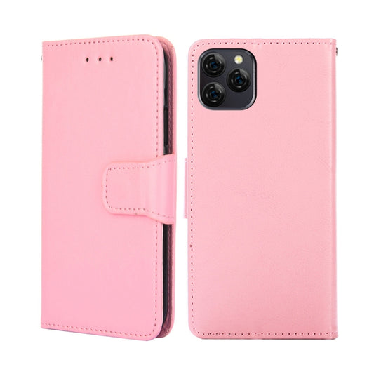 For Blackview A95 Crystal Texture Leather Phone Case(Pink) - More Brand by buy2fix | Online Shopping UK | buy2fix