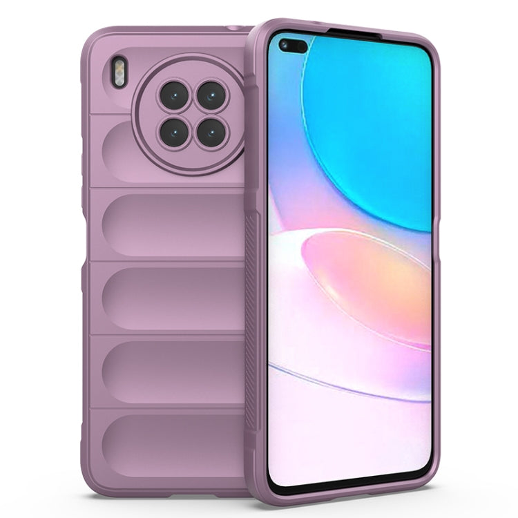 For Huawei Nova 8i Magic Shield TPU + Flannel Phone Case(Purple) - Huawei Cases by buy2fix | Online Shopping UK | buy2fix