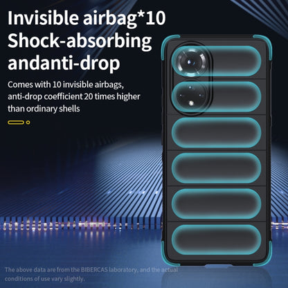 For Huawei Nova 9 SE/Honor 50 SE Magic Shield TPU + Flannel Phone Case(Dark Green) - Huawei Cases by buy2fix | Online Shopping UK | buy2fix