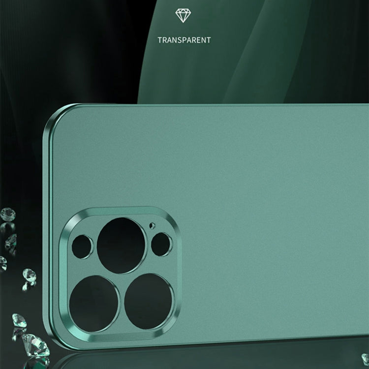 For iPhone 13 Pro Max Electroplating Frosted Frameless Phone Case (Green) - iPhone 13 Pro Max Cases by buy2fix | Online Shopping UK | buy2fix