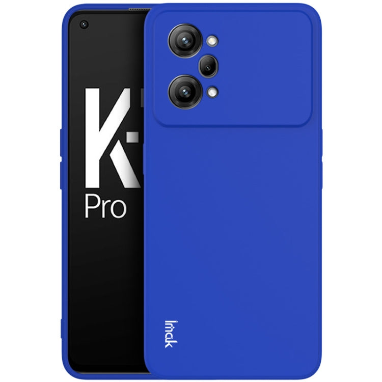 For OPPO K10 Pro 5G IMAK UC-4 Series Straight Edge TPU Phone Case(Blue) - OPPO Cases by imak | Online Shopping UK | buy2fix