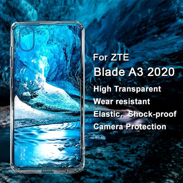 For ZTE Blade A3 2020 IMAK UX-5 Series Transparent Shockproof TPU Protective Phone Case - ZTE Cases by imak | Online Shopping UK | buy2fix