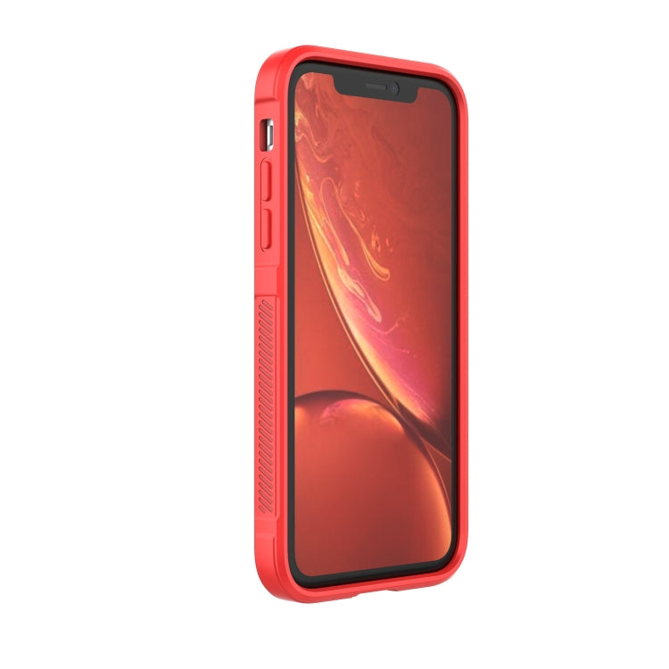 For iPhone XR Magic Shield TPU + Flannel Phone Case(Black) - More iPhone Cases by buy2fix | Online Shopping UK | buy2fix