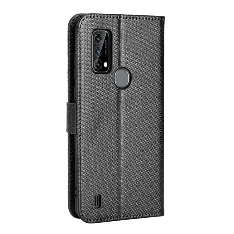 For Blackview A50 Diamond Texture Leather Phone Case(Black) - More Brand by buy2fix | Online Shopping UK | buy2fix