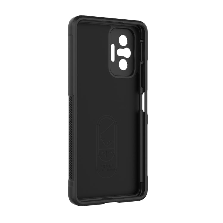 For Xiaomi Redmi Note 10 Pro 4G Magic Shield TPU + Flannel Phone Case(White) - Xiaomi Cases by buy2fix | Online Shopping UK | buy2fix