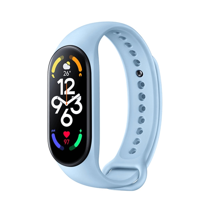 For Xiaomi Mi Band 7 Original Xiaomi Silicone Watch Band(Blue) - Watch Bands by Xiaomi | Online Shopping UK | buy2fix