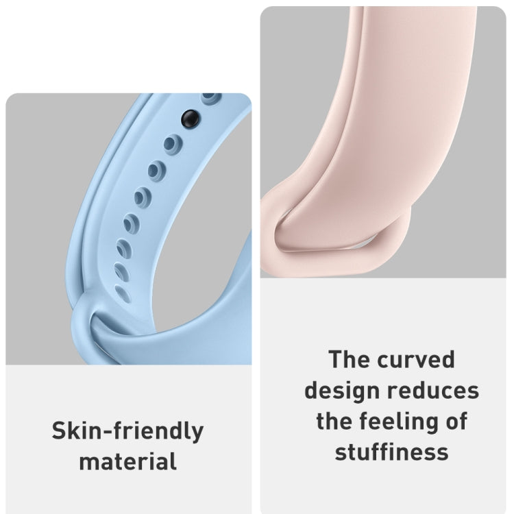 For Xiaomi Mi Band 7 Original Xiaomi Silicone Watch Band(Blue) - Watch Bands by Xiaomi | Online Shopping UK | buy2fix