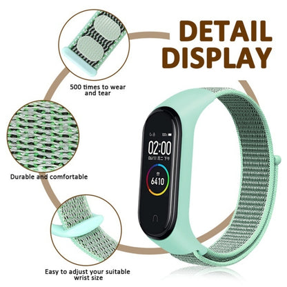 For Xiaomi Mi Band 7 Nylon Weave Watch Band(Seashell) - Watch Bands by buy2fix | Online Shopping UK | buy2fix