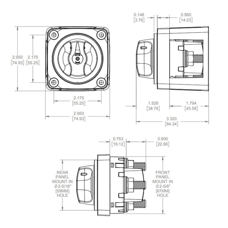 CP-0085-01 300 Amp Battery Power Off Switche - Marine Accessories & Parts by buy2fix | Online Shopping UK | buy2fix