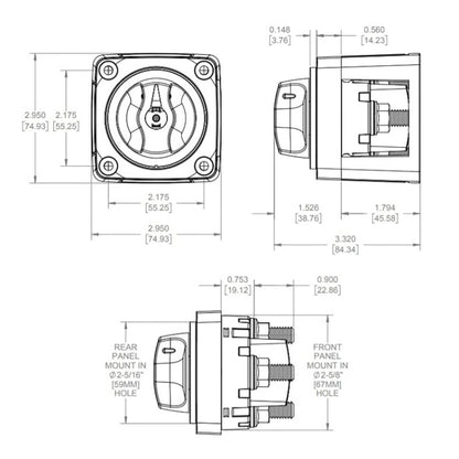 CP-0085-033 300 Amp Battery Power Off Switche - Marine Accessories & Parts by buy2fix | Online Shopping UK | buy2fix