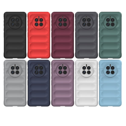 For Huawei Mate 50 Magic Shield TPU + Flannel Phone Case(White) - Huawei Cases by buy2fix | Online Shopping UK | buy2fix