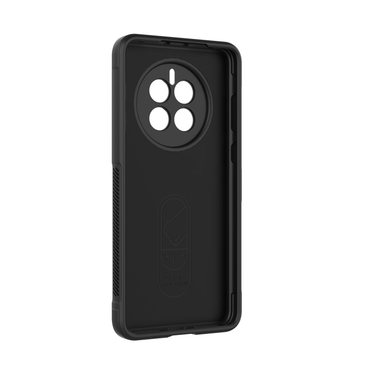 For Huawei Mate 50 Magic Shield TPU + Flannel Phone Case(Dark Blue) - Huawei Cases by buy2fix | Online Shopping UK | buy2fix