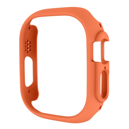 Half-inclusive PC Protective Case For Apple Watch Ultra 49mm / Apple Watch Ultra 2 49mm(Orange) - Watch Cases by buy2fix | Online Shopping UK | buy2fix