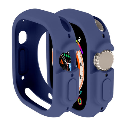 For Apple Watch Ultra 49mm Candy TPU Protective Case(Royal Blue) - Watch Cases by buy2fix | Online Shopping UK | buy2fix