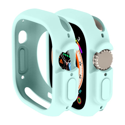 For Apple Watch Ultra 49mm Candy TPU Protective Case(Light Blue) - Watch Cases by buy2fix | Online Shopping UK | buy2fix