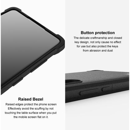 For iPhone 14 Pro imak Shockproof Airbag TPU Phone Case(Matte Grey) - iPhone 14 Pro Cases by imak | Online Shopping UK | buy2fix