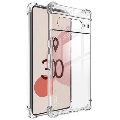 For Google Pixel 7 imak Shockproof Airbag TPU Phone Case(Transparent) - Google Cases by imak | Online Shopping UK | buy2fix