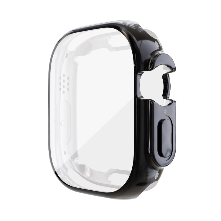 For Apple Watch 8 / 7 41mm All-inclusive Plating TPU Shockproof Case(Black) - Watch Cases by buy2fix | Online Shopping UK | buy2fix