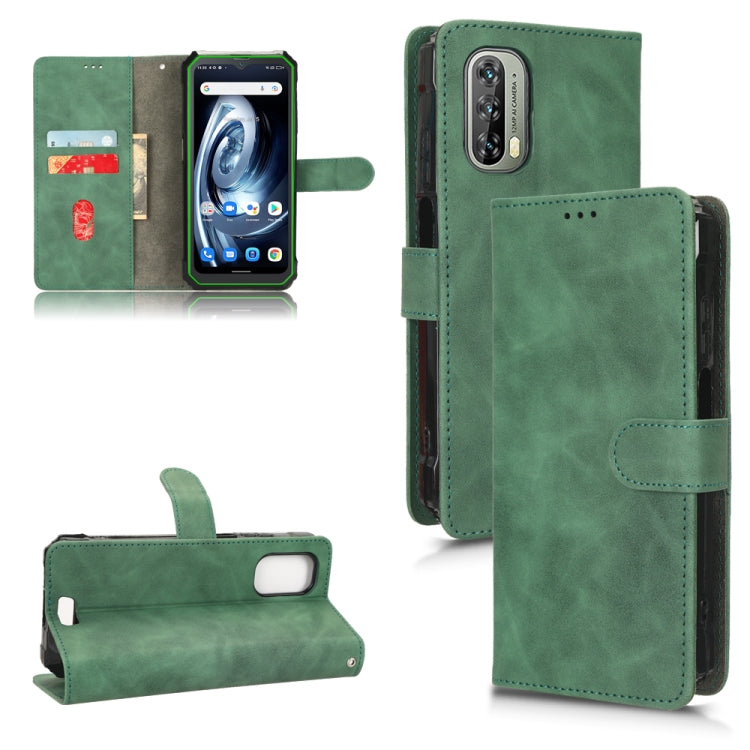 For Blackview BV7100 Skin Feel Magnetic Flip Leather Phone Case(Green) - More Brand by buy2fix | Online Shopping UK | buy2fix