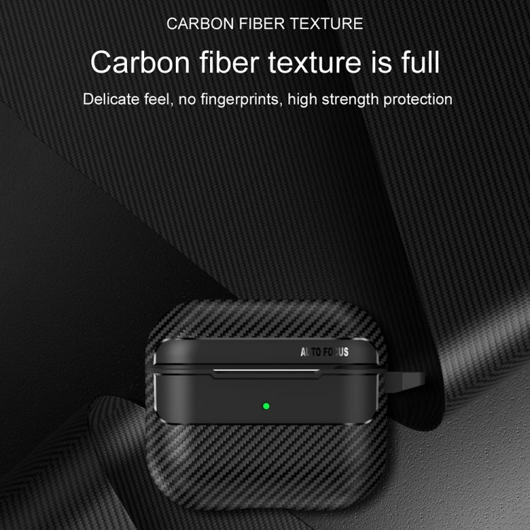 For AirPods Pro 2 Carbon Fiber Texture Anti-fall Earphone Protective Case(Green) - For AirPods Pro 2 by buy2fix | Online Shopping UK | buy2fix