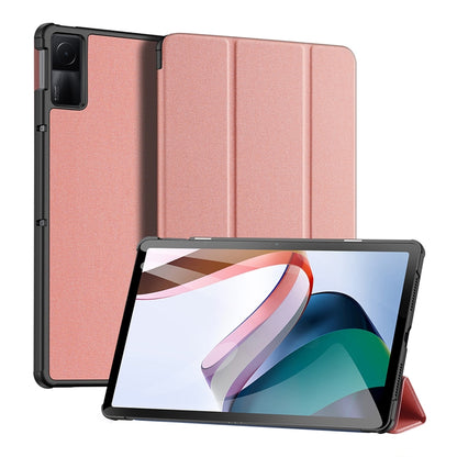 For Xiaomi Redmi Pad 10.61 DUX DUCIS Domo Series Magnetic Flip Leather Tablet Case(Pink) - More Tablet Cases by DUX DUCIS | Online Shopping UK | buy2fix