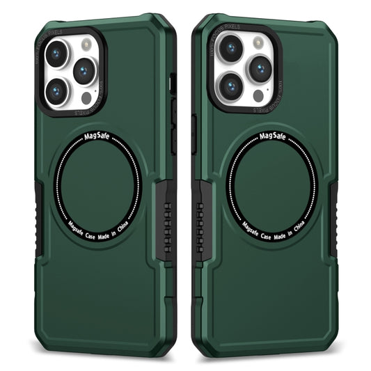 For iPhone 11 Pro MagSafe Shockproof Armor Phone Case(Dark Green) - iPhone 11 Pro Cases by buy2fix | Online Shopping UK | buy2fix