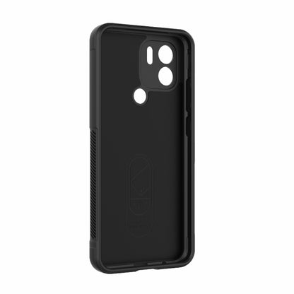 For Xiaomi Redmi A1+ 4G Global Magic Shield TPU + Flannel Phone Case(Dark Grey) - Xiaomi Cases by buy2fix | Online Shopping UK | buy2fix