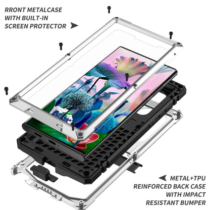 For Samsung Galaxy S23 Ultra 5G R-JUST Life Waterproof Dustproof Shockproof Phone Case(Silver) - Galaxy S23 Ultra 5G Cases by R-JUST | Online Shopping UK | buy2fix