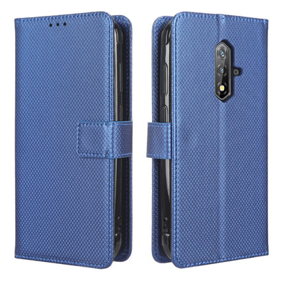 For Blackview BV5200 Diamond Texture Leather Phone Case(Blue) - More Brand by buy2fix | Online Shopping UK | buy2fix